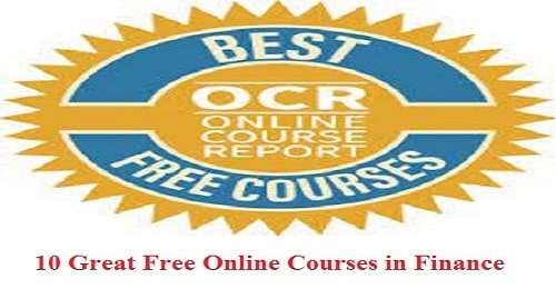 10 Free Online Courses in Finance