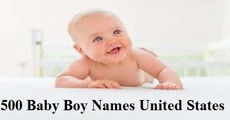 Top 500 Baby Boy Names United States in 2022